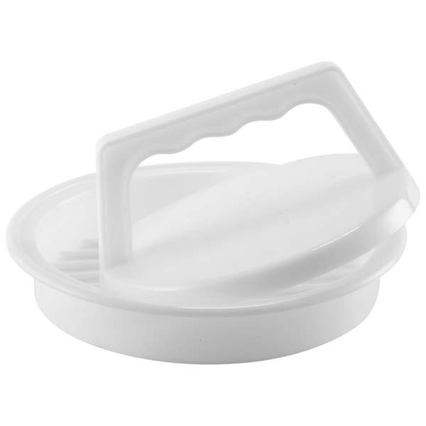 Press Hamburger Patty Maker, fungerer best til å lage kit, Hamburger Patty Maker til grilling, oppvask White