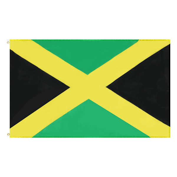 Jamaicansk flagga 90*150cm 3*5ft polyester flagga