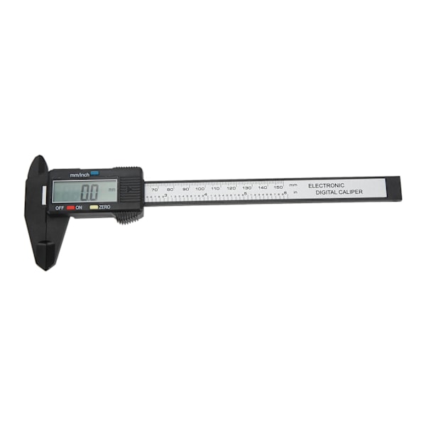 Elektronisk digital skjutmått 0‑150mm Kolfiberkomposit digital skjutmått med LCD-skärm