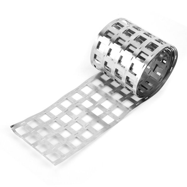 1M förnicklad stålremsa för 18650 litiumbatteripaket punktsvetsning (5P 0,15*87,5 mm)