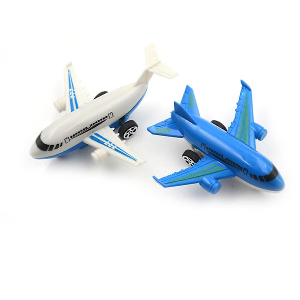 Tilfeldig 1 stk Ny Air Bus Modell Barn Barn Trekk Tilbake Flypassasjerfly Gaveleker Multicolor