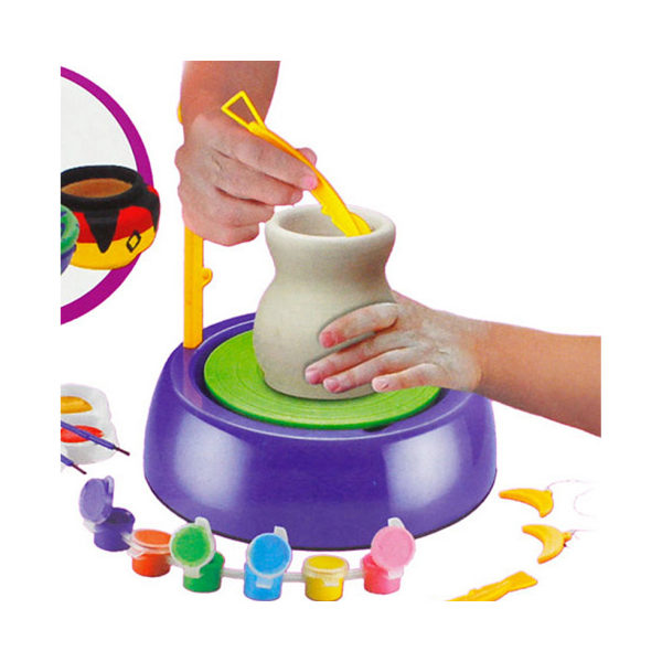 Flerfärgad DIY-keramisk keramikhantverksmaskin för barn