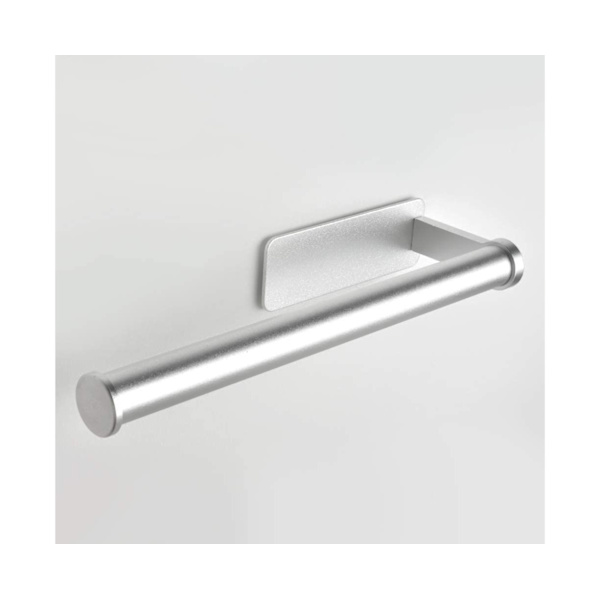Køkkenrulleholder uden boring, Køkkenpapirholder vægmonteret Køkkenrulleholder Opbevaringsarrangør, Aluminium - Multi