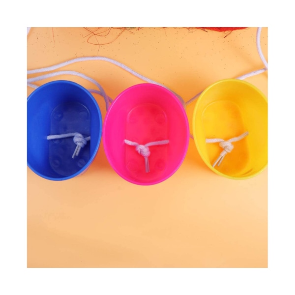 6 stk stepper leketøysett - fargerike bøttestylter for barn for sport og balanseopplæring