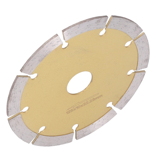 Segmenteret diamant savklinge Ultra tynd tand cirkulær diamant skæreskive savklinge til fliser granit marmor keramik 125mm/4.9in