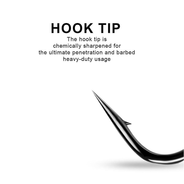 50 Pcs Fishing Hook Long Shank Double Hook Fishing Double Hook Kit Frog Fishing Hook Double Hook For Saltwater Freshwater 6