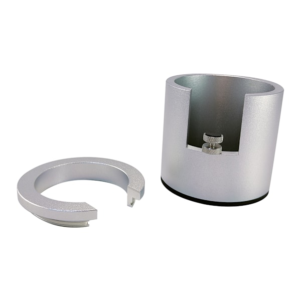 Justerbar Espresso Kaffe Tamper Stand Værktøj Tamperholder Rack Hylde Kaffemaskine Værktøj 51mm 53mm 58mm-Sølv