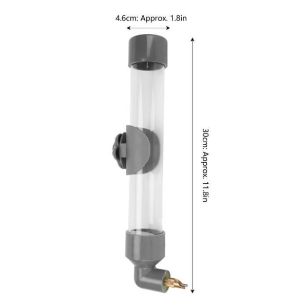 Lintuvesidispenseri, automaattinen juoma-astia papukaijalle (L harmaa) HB014 -hg