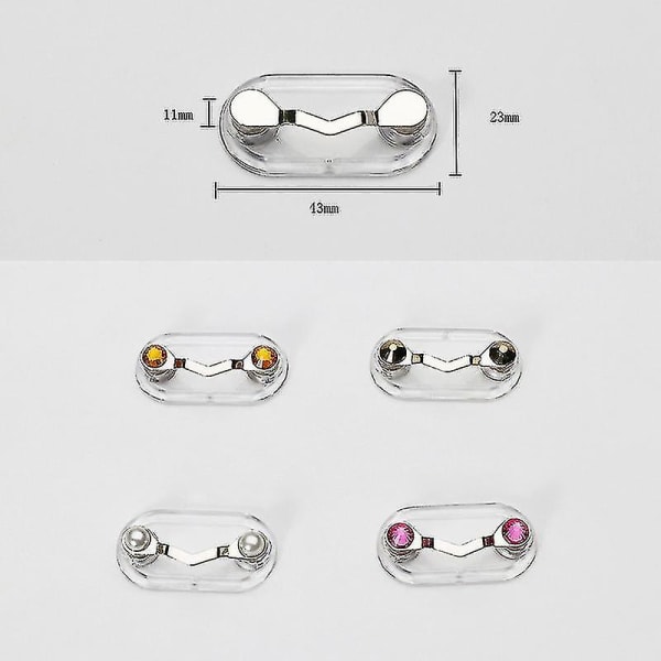Magnetisk brilleholder Hold briller sikre Magnetiske brilleholdere Id Badge øretelefoner -ES Mineral Gold