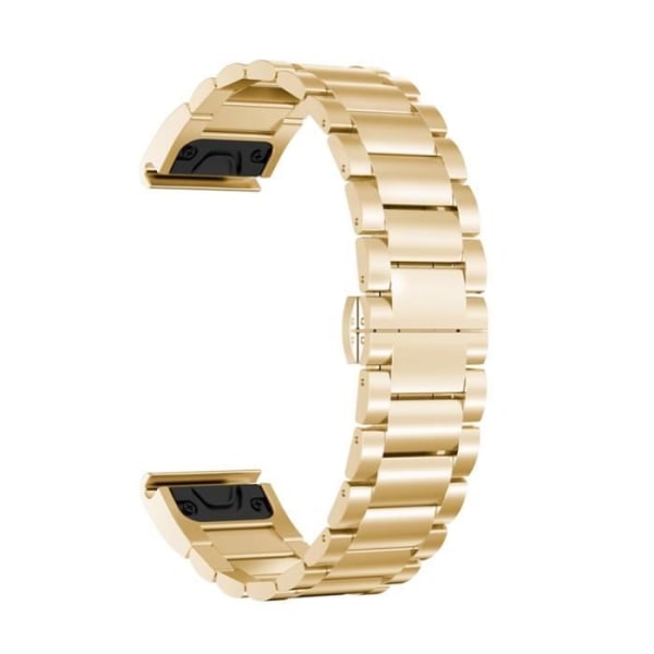 22MM Garmin fenix 5 watch i rostfritt stål guld