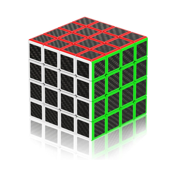ROXENDA Carbon Fiber Magic Cube 4x4 - 60mm Speed ​​Puzzle