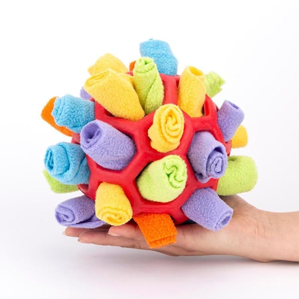 Bubble gummiboll Hundleksak Interaktiv hundpusselleksak Pet Snuffle Ball Toy green