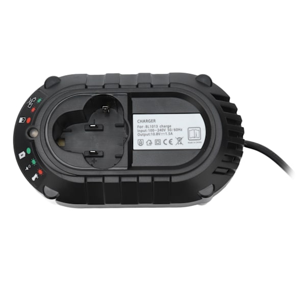 Li Ion Batterioplader Kortslutningsbeskyttelse 4 Valg Enkel Praktisk Brug 10.8V Batterioplader 100‑240VUS