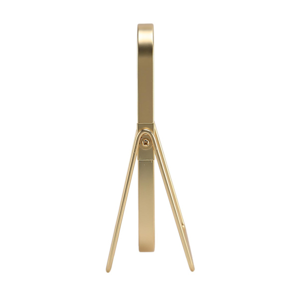 Sminkspegel med sminkspegel i metall 360 graders vridbar bordsspegel KL Matte Gold
