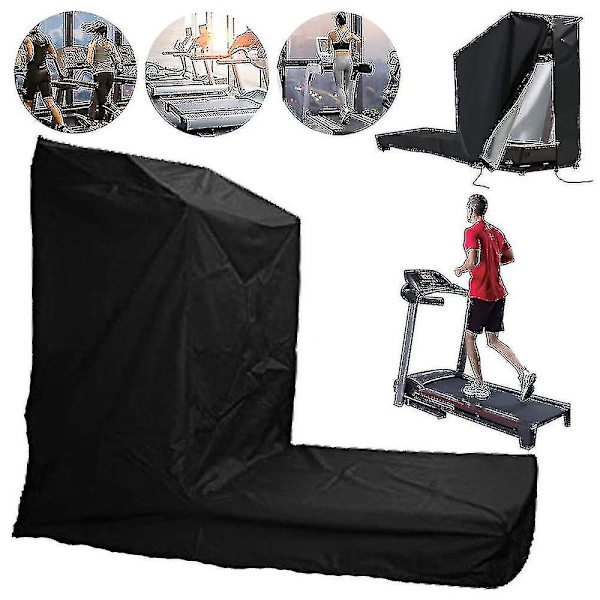 Løpebåndstøveteppe Løpebånddeksel Treningsmaskin Beskyttende Deksel Oxford Klut Innendørs Utendørs Beskyttelsesveske_y 185x91x155cm
