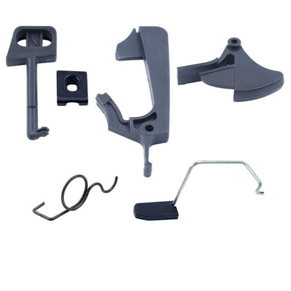 Gasreglagefjäderlås Choke Rod Kit Kompatibel med HUSQVARNA 142 137 136 141 36 41
