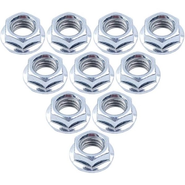 10 st/lot Stångmutterflänssats kompatibel med Husqvarna 362 365 371 372 50 51 55 385 390 395 575 SAFARE 503220001
