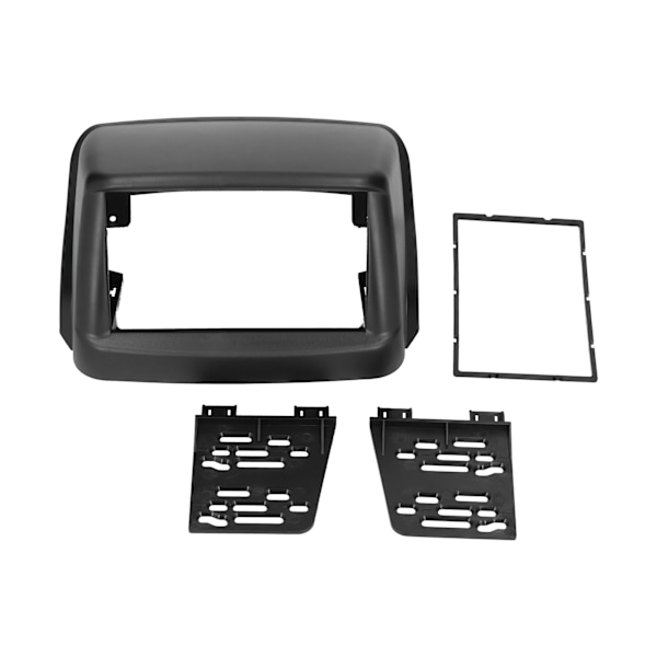2Din 7in Radio Fascia DVD Audio Player Navigation Panel Frame Passar för Fiat Doblo 2002-2017