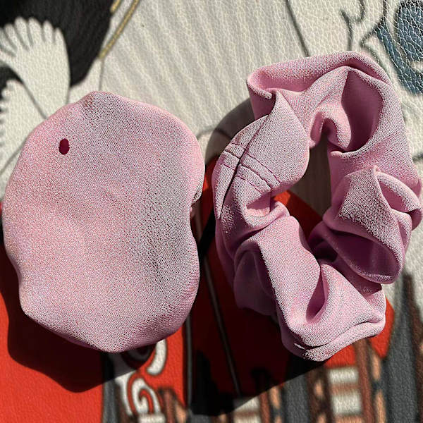 Drikkedæks-Scrunchie - Den Genanvendelige Drikkevare-Spikning Forebyggelses-Scrunchie Som Set I Shark Tank Til Kvinder red