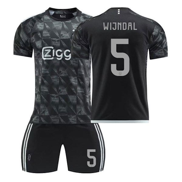 2324 Ajax bortaställ fotbollströja set - Nr 5 XL(180-185cm)