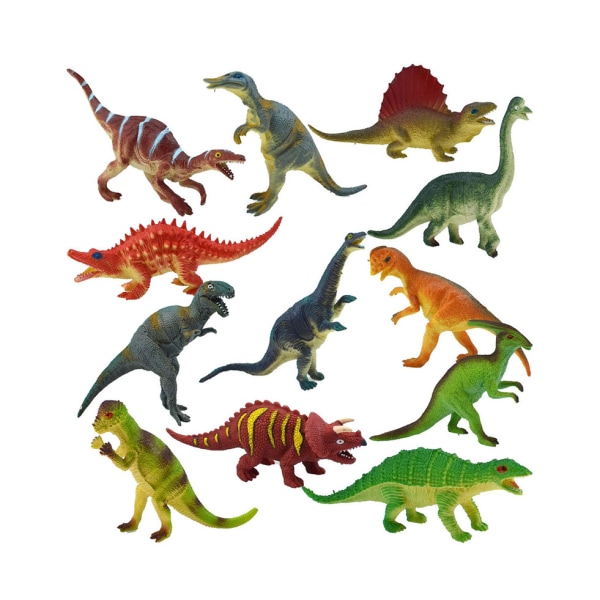 12 stk Mini Dinosaur Figurer Legesæt til børn