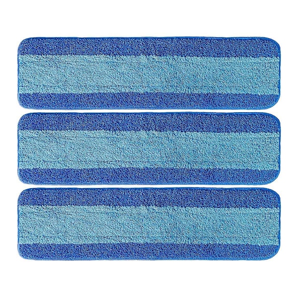 3-pack Mikrofibermoppdynor för Mikrofiberrengöringsdyna Kompatibel med Mopp för Hårda Trägolvsrengöring