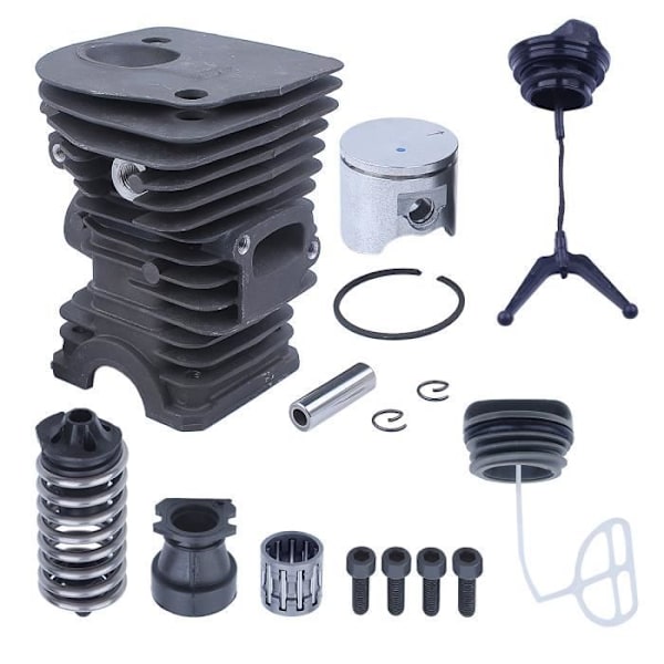 Kolvcylinder cap kompatibel med Husqvarna 340 345 Motorsåg 503870276