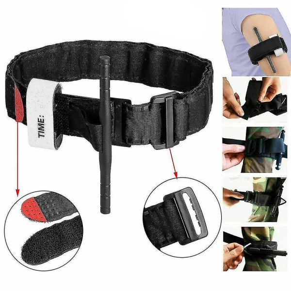 10 stk Tourniquet Rapid One Hand Application Emergency Outdoor First Aid Kit 10 Pcs