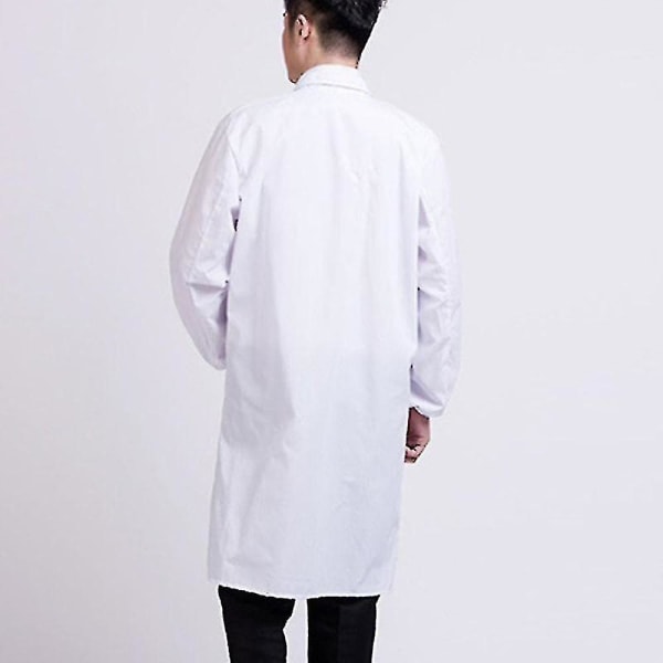 Hvit laboratoriefrakk Lege Sykehus Forskerskole Fancy Dress-kostyme for studenter XL