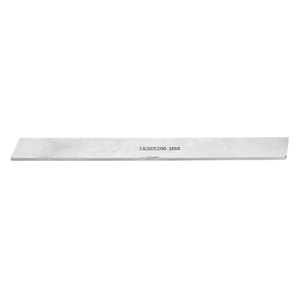 HSS Højhastigheds Stål Drejebænk Drejeværktøj Kvadratisk Hvid Stål Stang Strimmel (3*20*200mm)