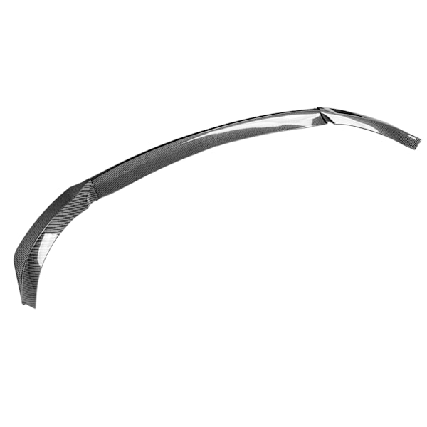 Frontspoiler läpp diffusor kit 3 delar hakspoiler splitter ersättning för Tesla Model Y 2020‑2022 kolfiber stil