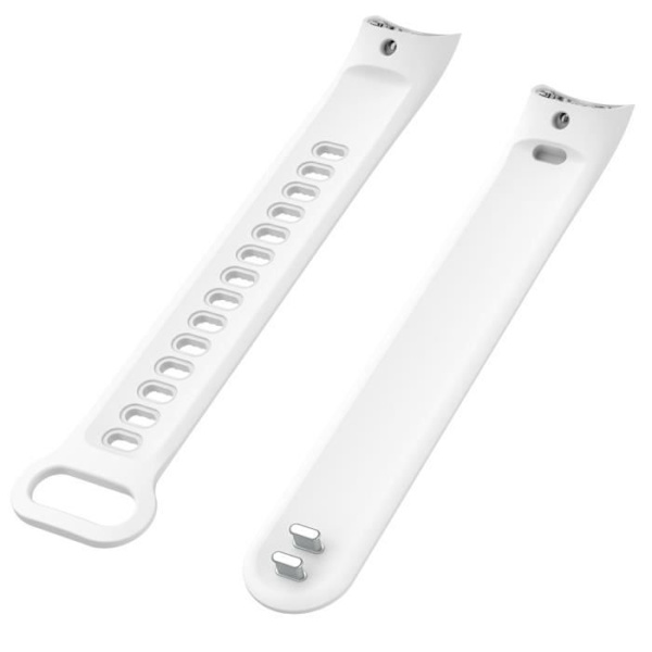 Vit TPE-Ersättningsarmband för Huawei Honor Band 3