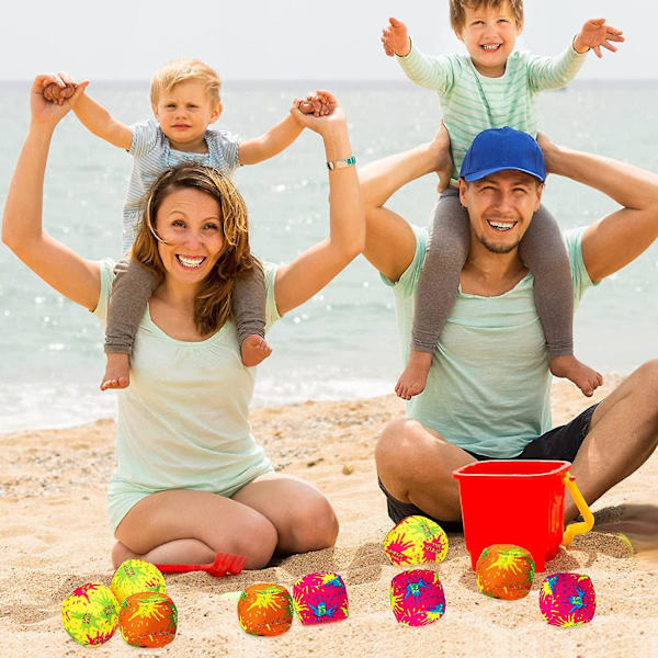 Vannbombe Splash Balls 10 stk Leke Splash Balls Vannkampspill For Barn Basseng Strandfest - Tilfeldig Farge