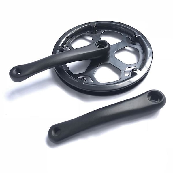 48t Kvadratisk Hul 170mm Cnc Krankssæt Cykel Krank Sæt Tandhjul black