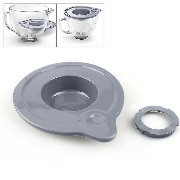 Kääntöpään kannen cover Kitchenaid K5gb 5 litran sekoittimen lasikulhon pidikkeeseen