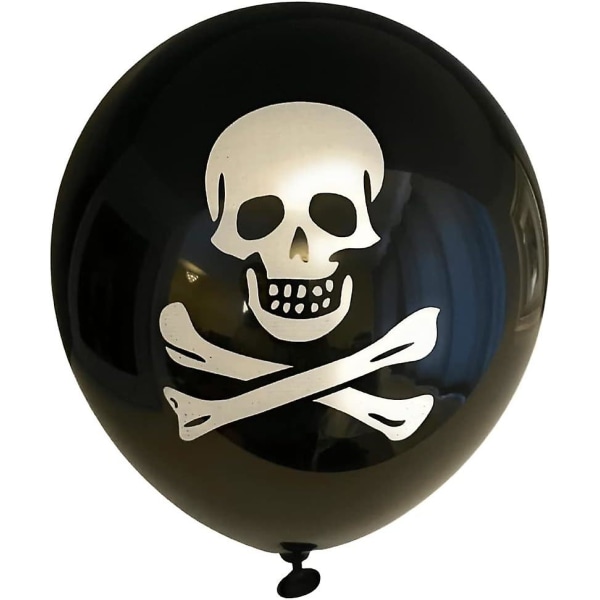 Piratfestballoner - kranium og korsknogler til en forvirrende bash