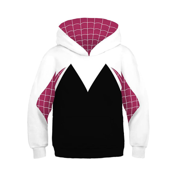 4-13 år Barn Spiderman Cosplay Gwen Venom Hoodies Sweatshirt Sport Huvtröjor Presenter Gwen 4-5Years