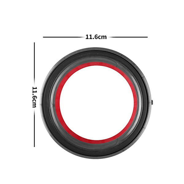 V10 Sv12 -imurin pölynkotelon yläosan tiivistysrengas - Vaihto-osa As shown