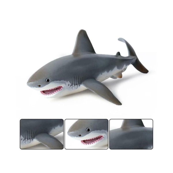 Papo Great White Shark Figur - Realistisk lekfigur