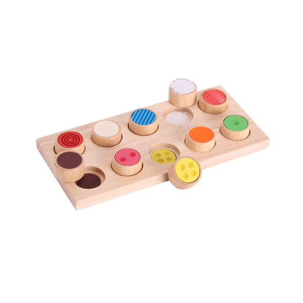 Montessori Taktil Touch Match Sensorisk leksak