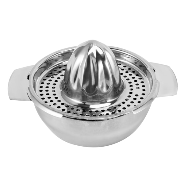 Ruostumattomasta teräksestä valmistettu mehupuristin lasinen manuaalinen sitruspuserrin appelsiini sitruuna lime