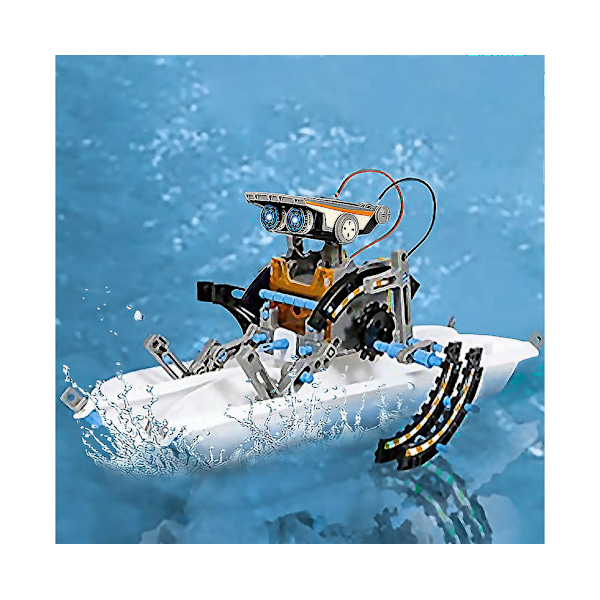Solar Robot Kit - 13-in-1 DIY, STEM Educational, Kids Science Experiment