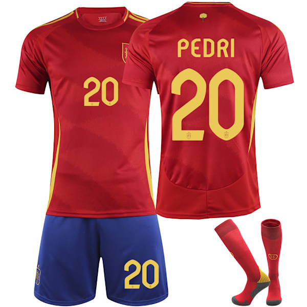 2024 Spania EM Hjemmetrøye PEDRI Fotballdrakt A L(175-180cm)