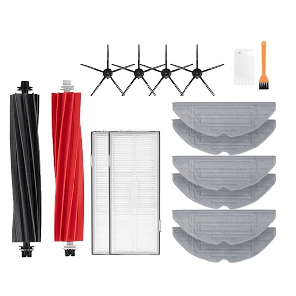 Til Roborock S8 Pro Ultra Tilbehør Sidebørste Filter Moppeklud Støvposer til Roborock S8/S8+ Støvsuger Dele