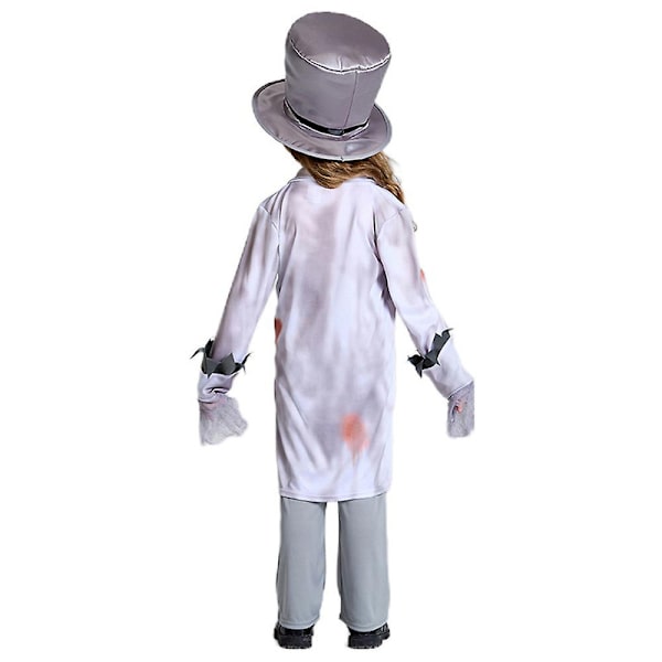 Halloween-bileet Zombie-morsian vampyyriperhe Cosplay-juhlapuku- set aikuisille lapsille ja pojalle 4-6 Years