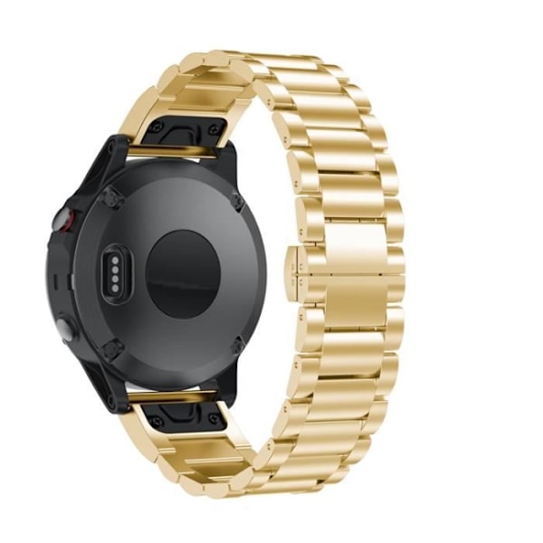 22MM Garmin fenix 5 rustfrit stål urrem guld