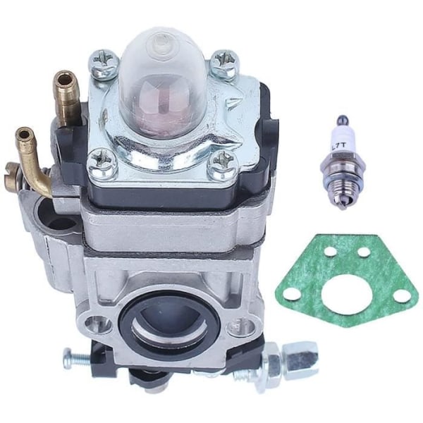 Adefol Carburetor with Gasket Compatible With 43cc 49cc Brush Cutter Spark Plug