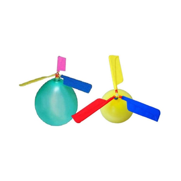 NUOBESTY Ballong Helikopter 20st - Barnfestfavorit Flygplansleksaker (slumpmässig färg)