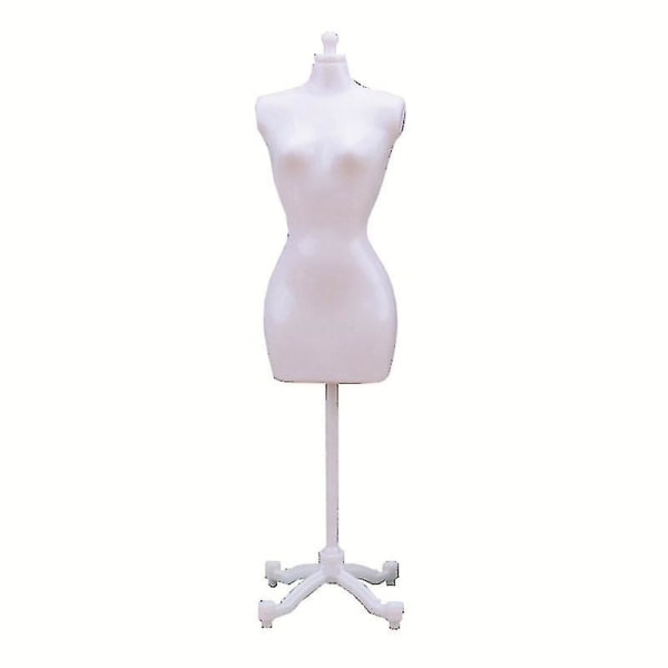 Kvinnlig skyltdocka Kropp med Stativ Dekor Kroppsklänning Form Helkroppsvisning Klänning Sömmerska Modell Smycken Display -HG