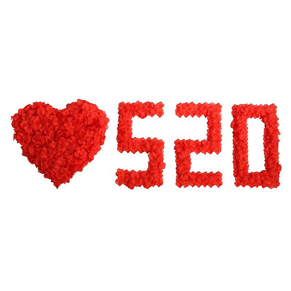 1000 Stk Silkesrosblad Konstgjorda Roser Smaklösa Simulering Red